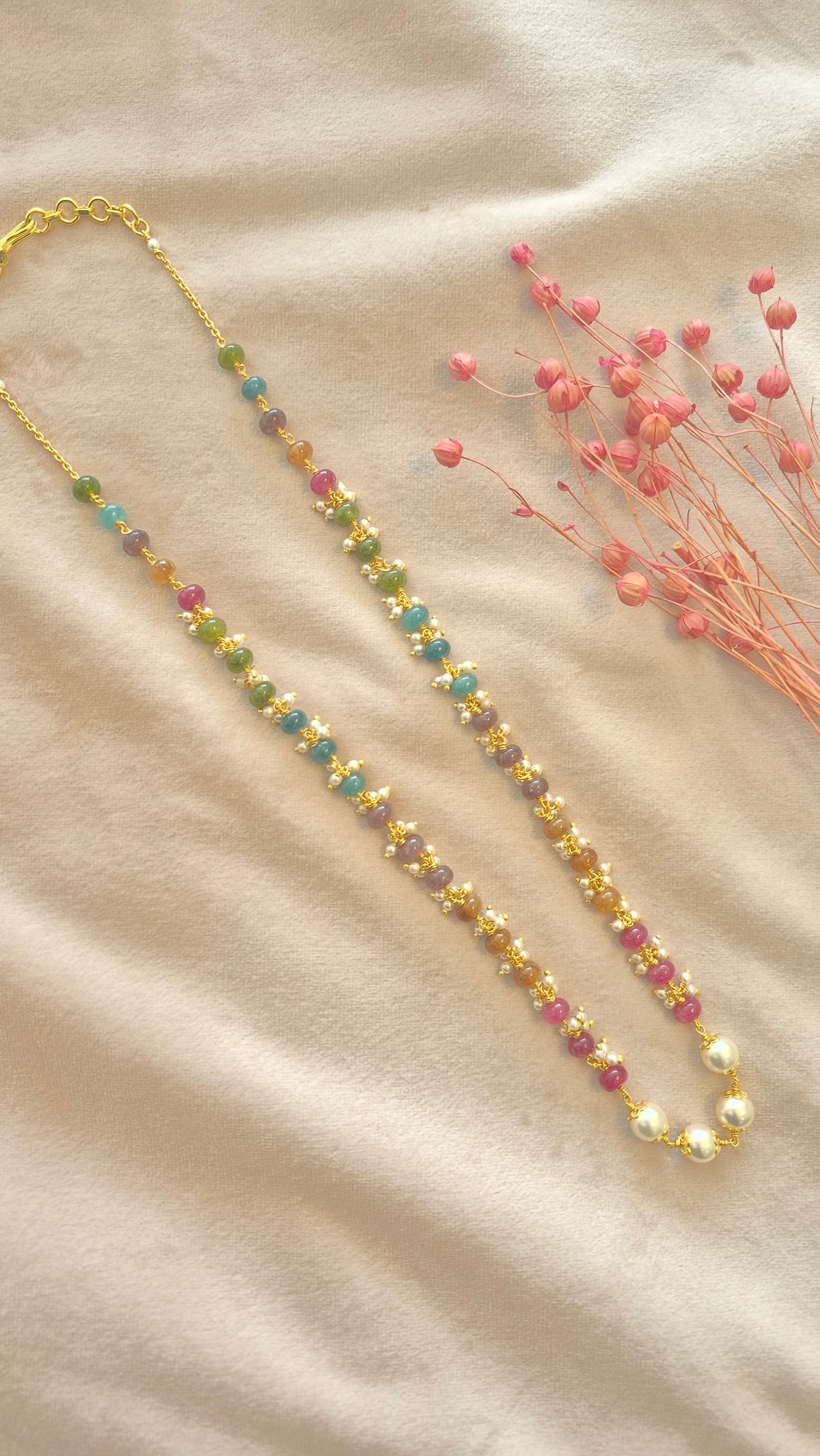 Navratna beads chain