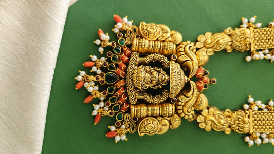 Corals and pearls laxmi haram
