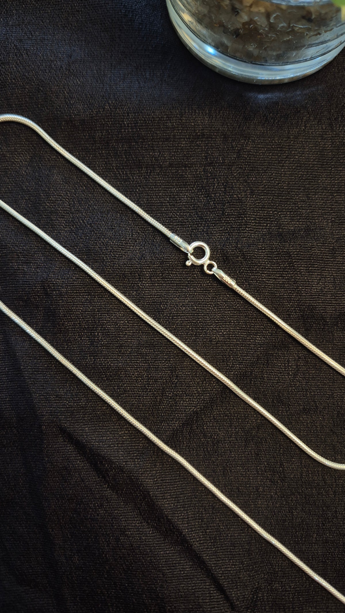Round Snake chain minimal anklets