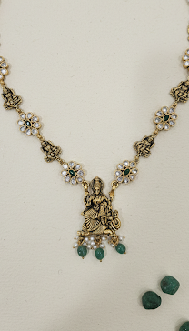 Laxmi stone Necklace
