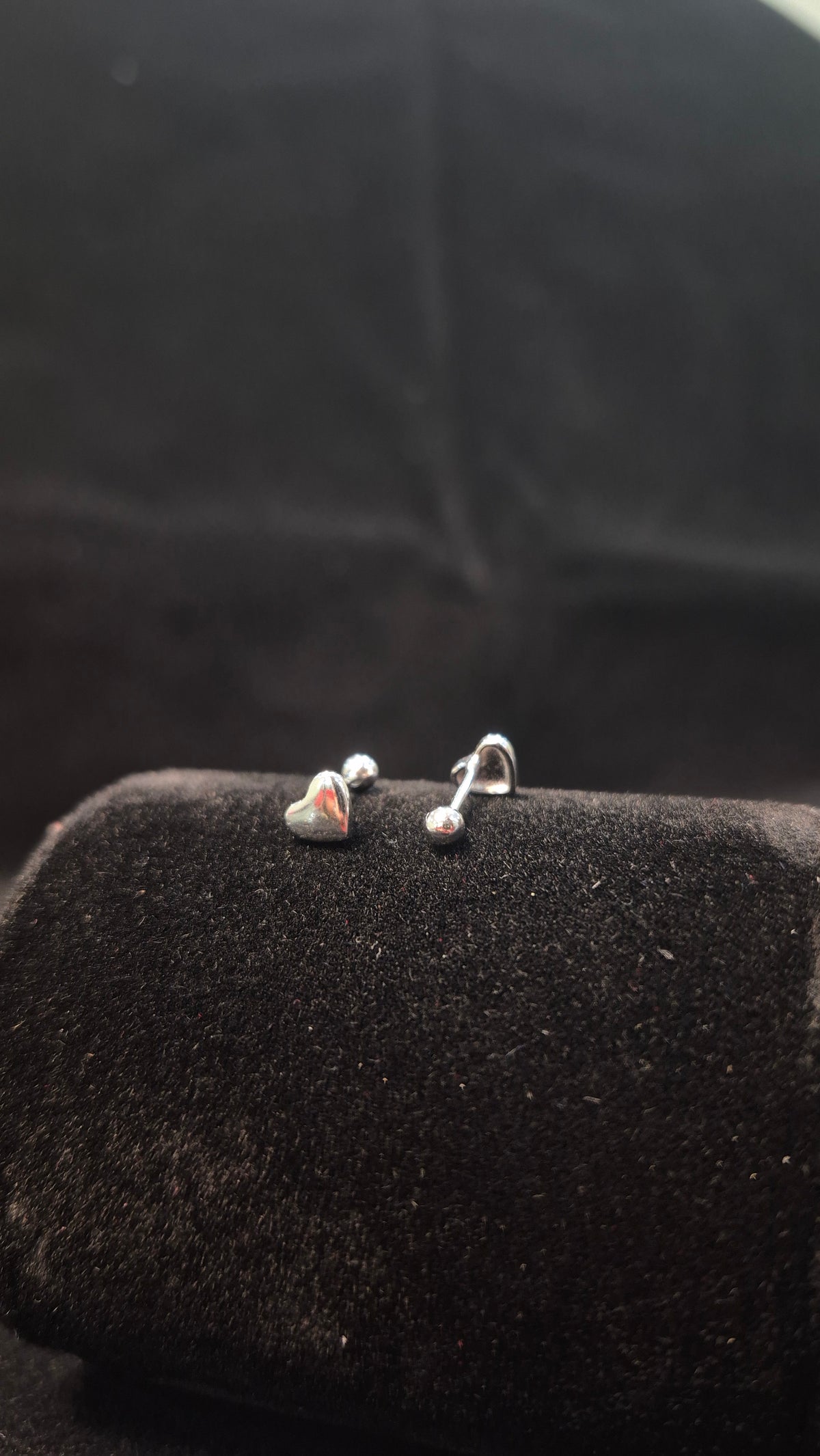 Heart Helix stud