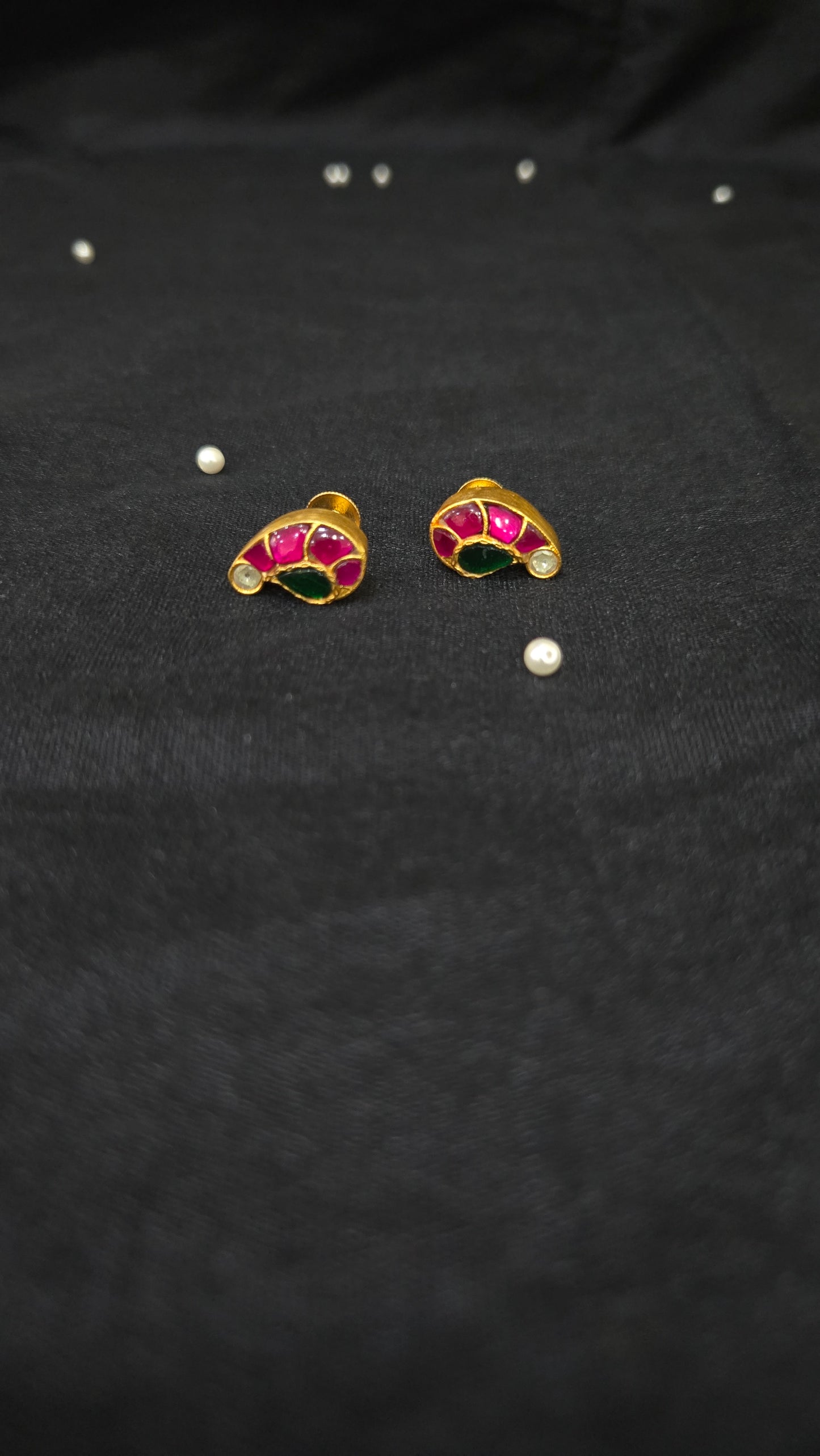 Mango kundan stud
