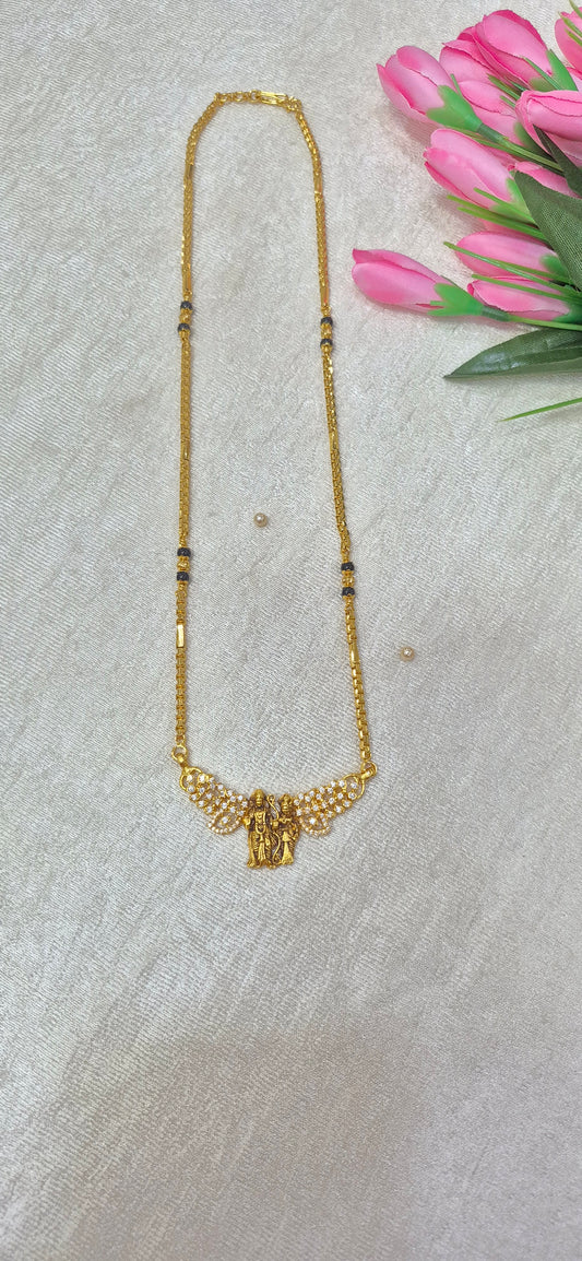 Ram seetha pendant mangalsutra