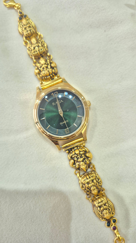 Antique watch Green dial