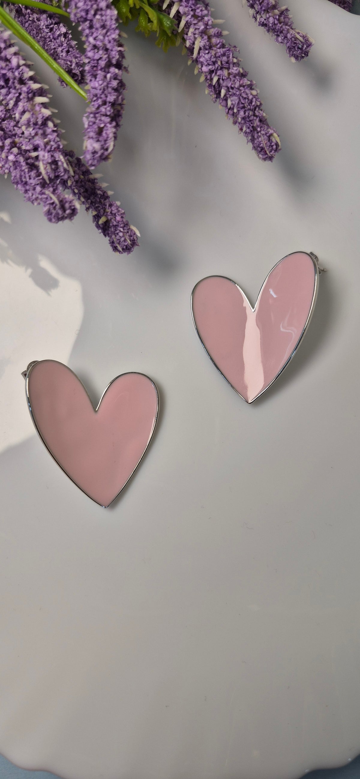 Big pink hearts