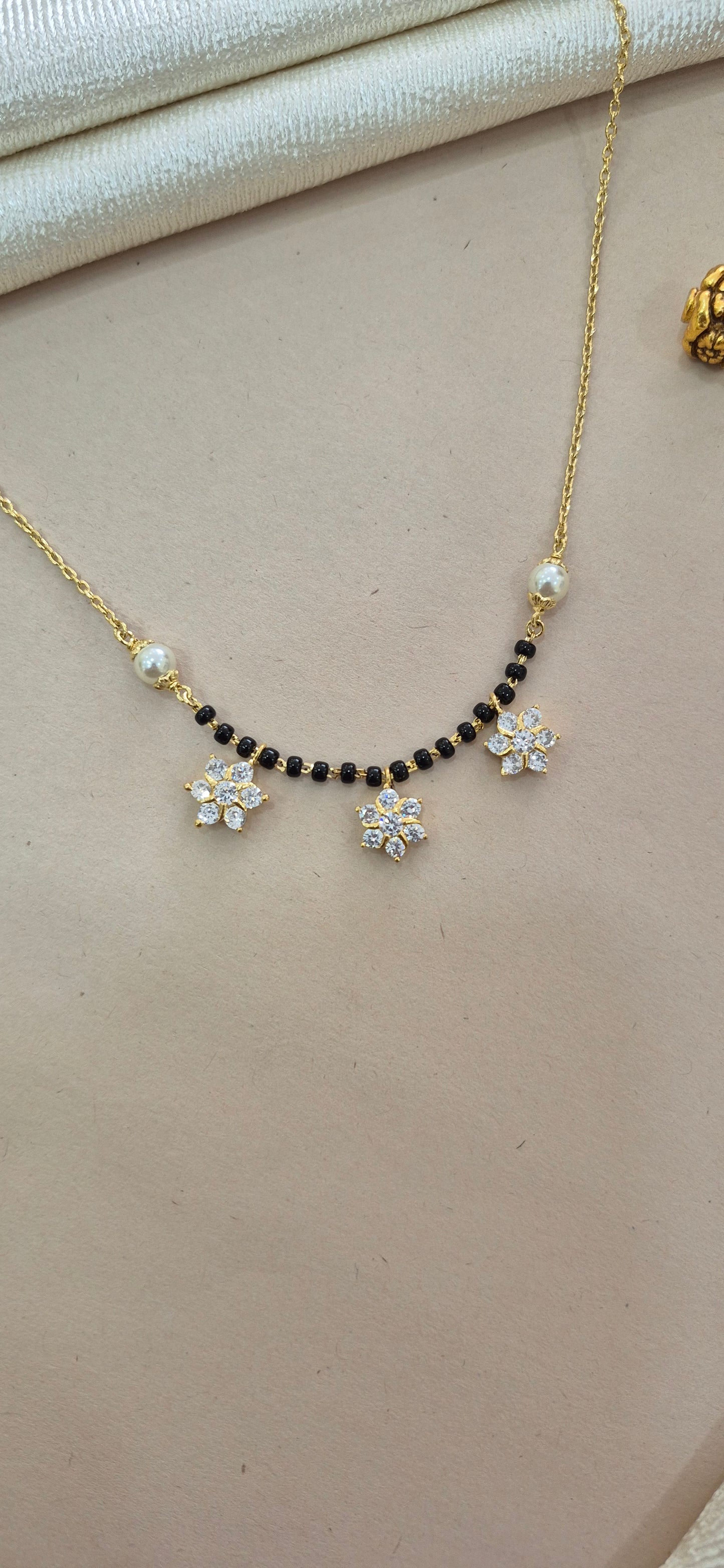 Mangalsutra with flower charms