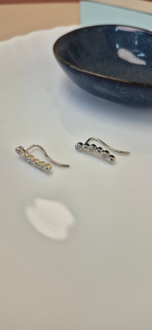 Cz arch earring