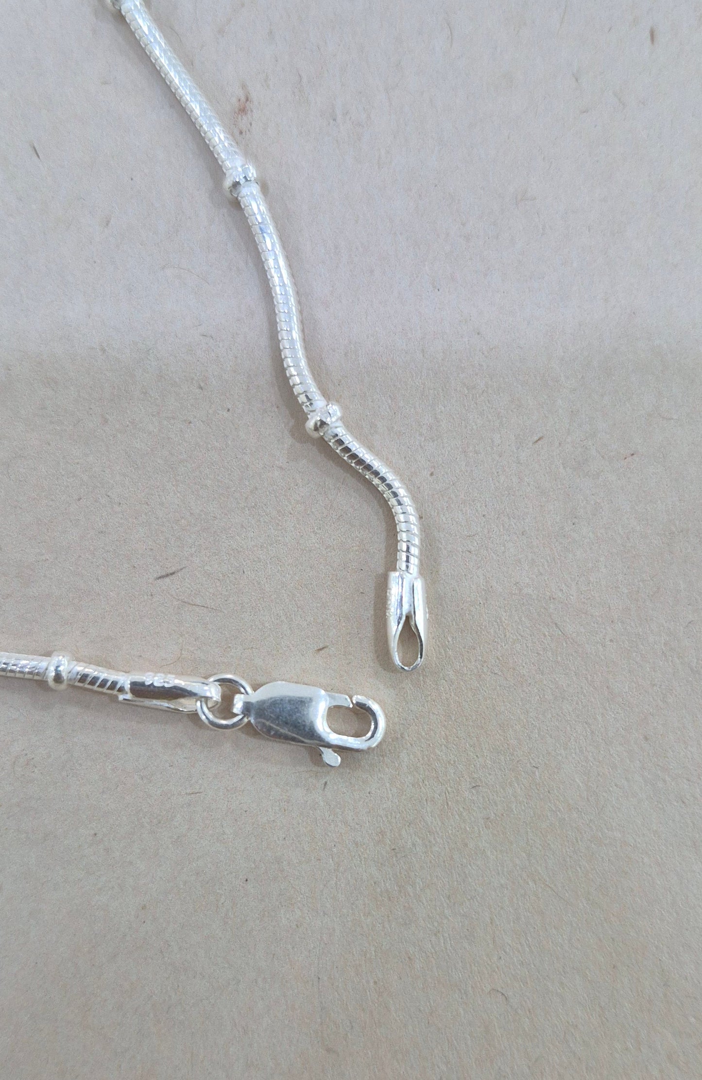 Snake chain with rings anklets 10.5inch