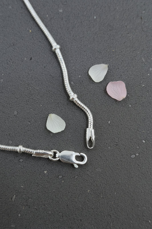 Snake chain with rings anklets 10.5inch