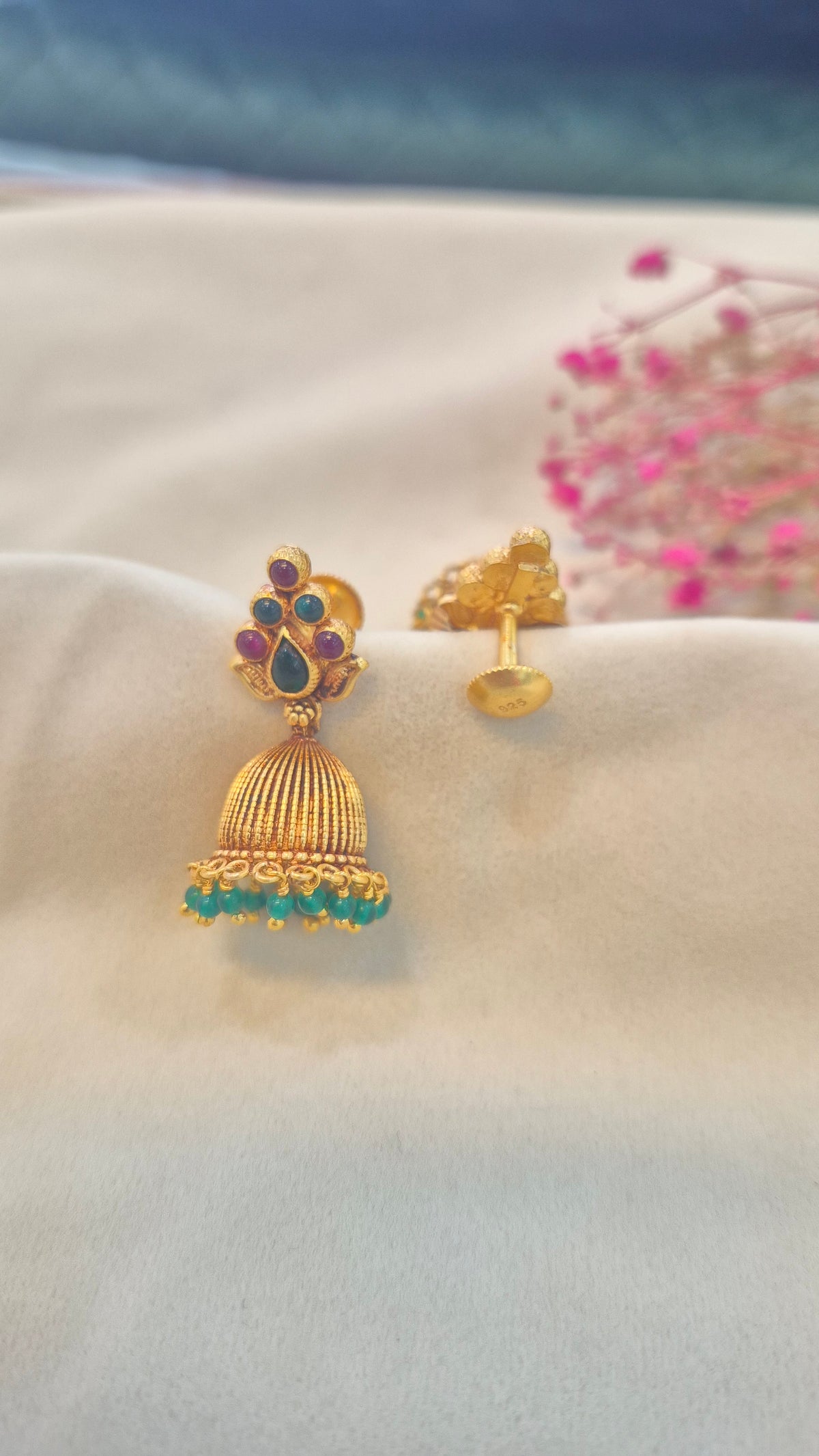 Traditional kerala style jumka
