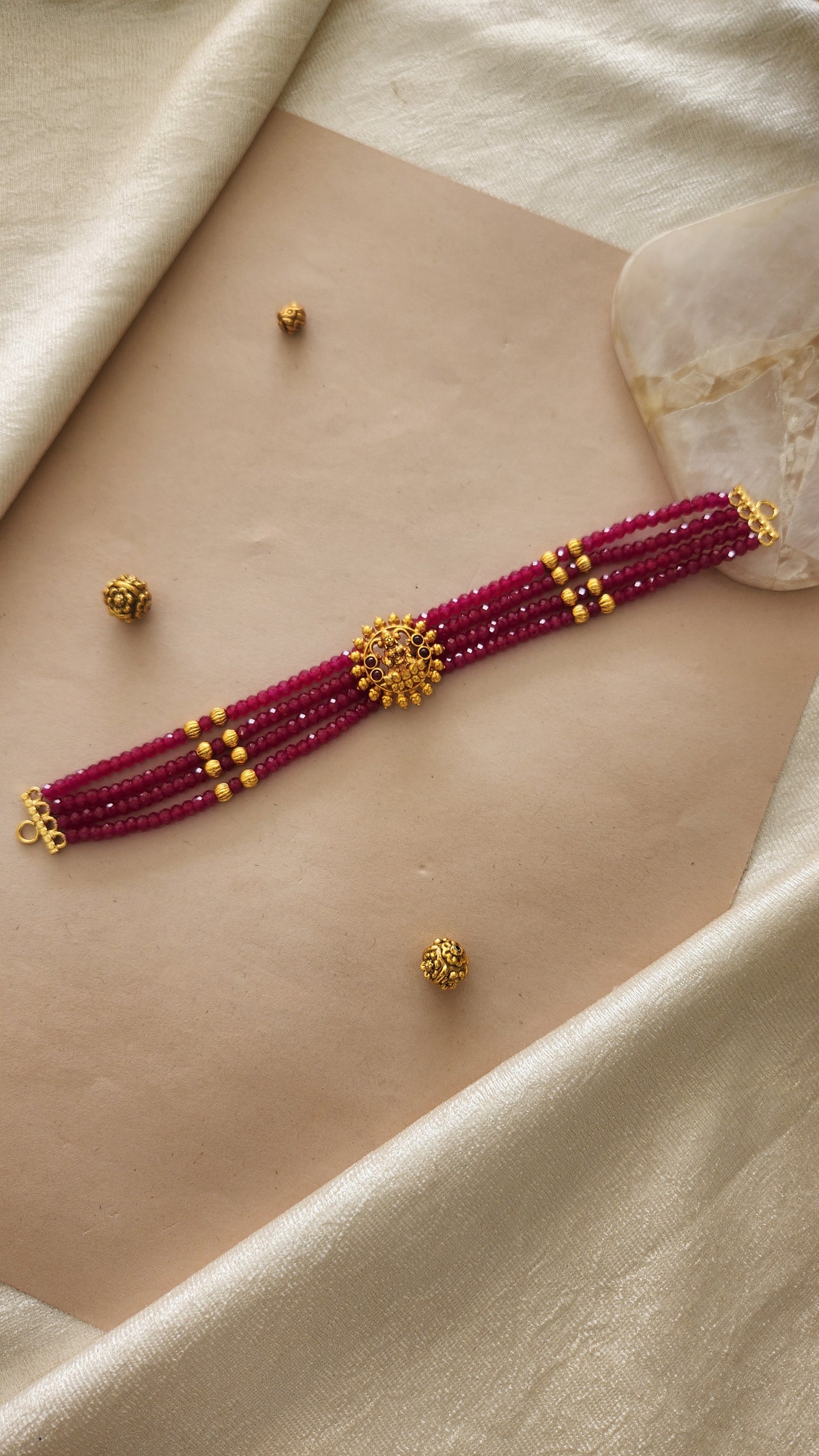 Red Ruby choker necklace