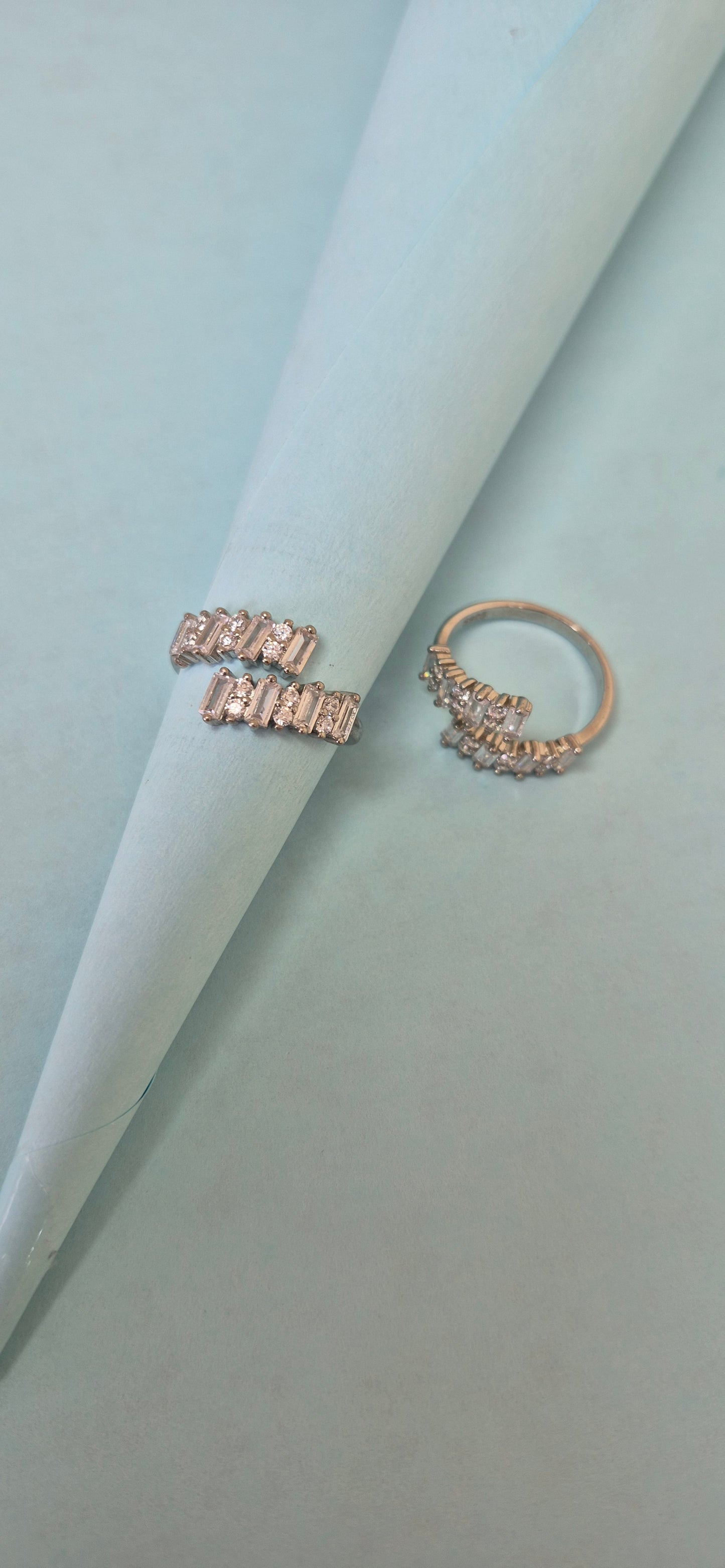Cz toe rings