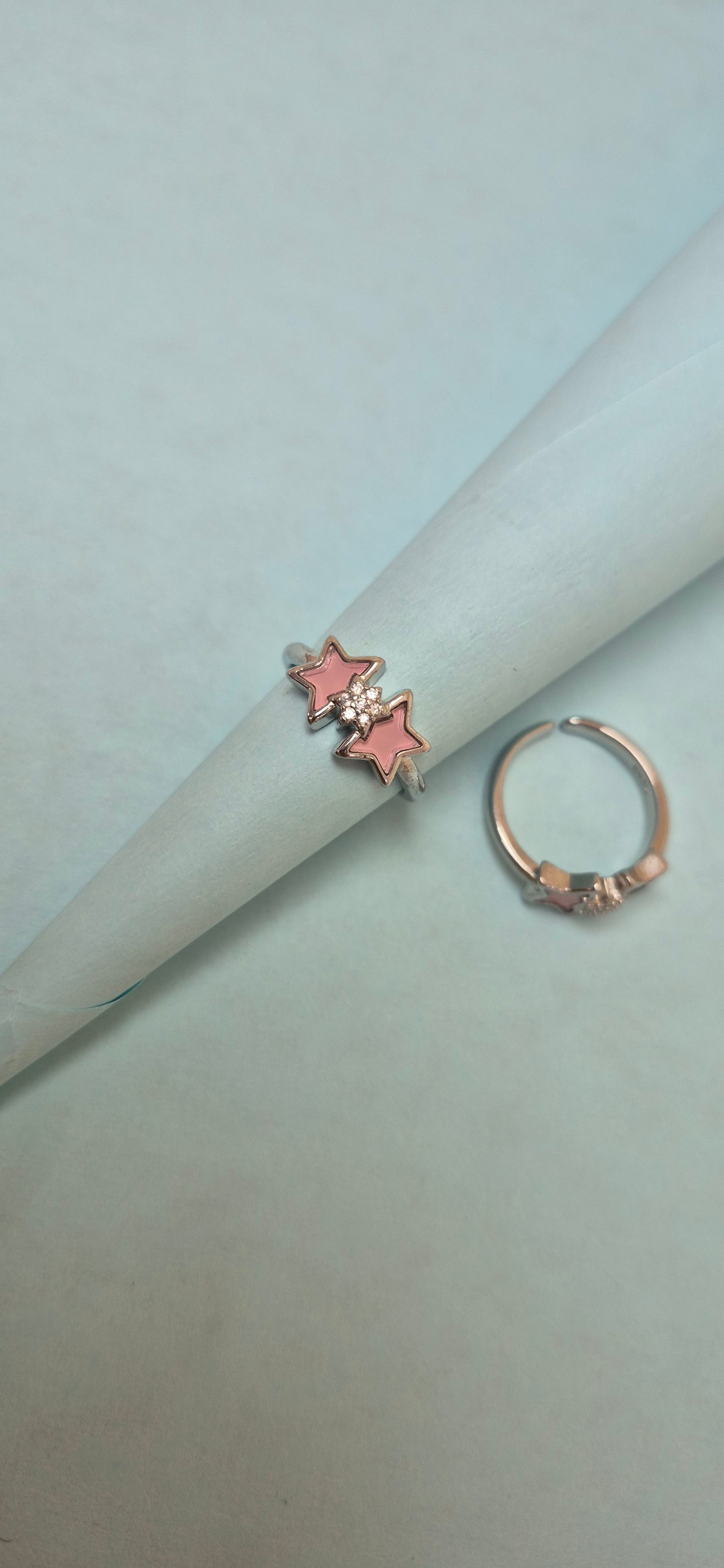 Twin Star toe rings
