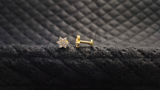 7 stone Nakshatra stud small size