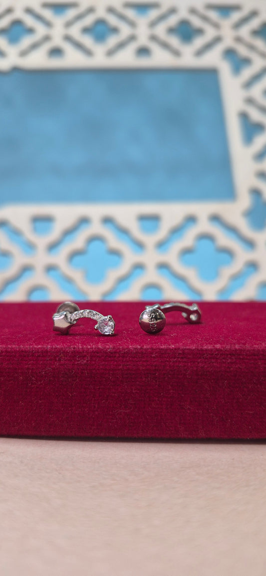 Shooting star studs