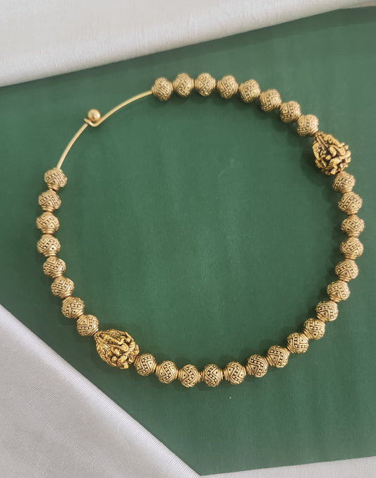 Hasli ring necklace with ganesha motifs