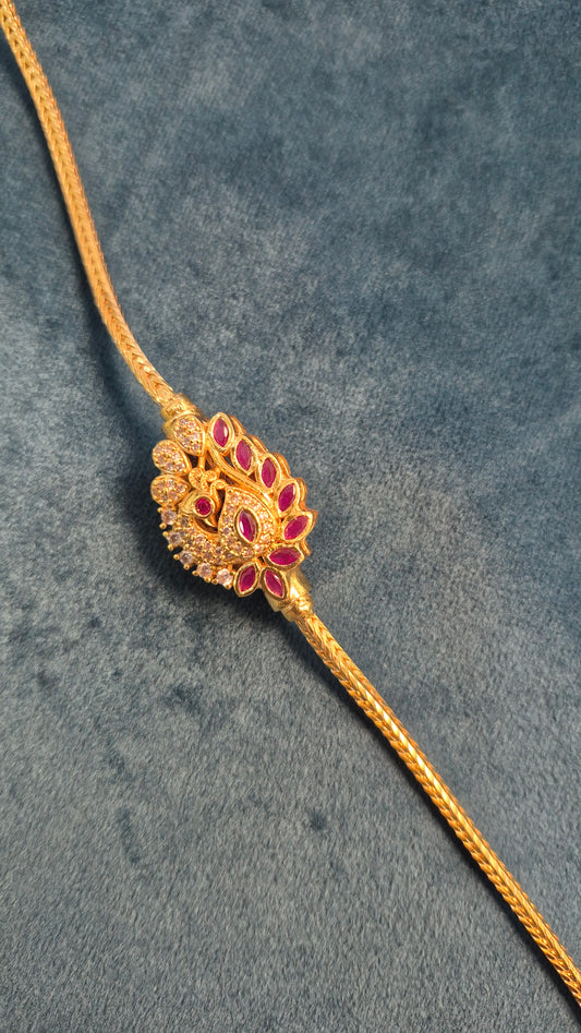 Peacock double sided mangalyam chain