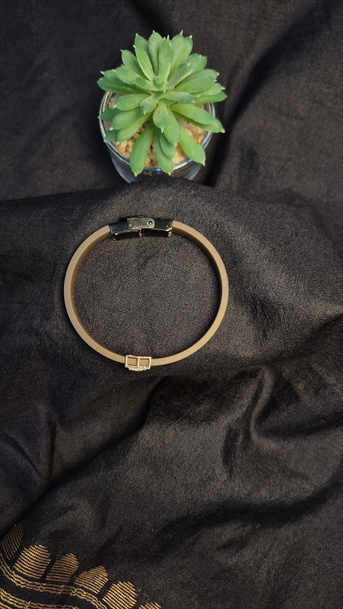 Om buckle bracelets