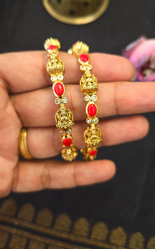 Coral Laxmi Bangle