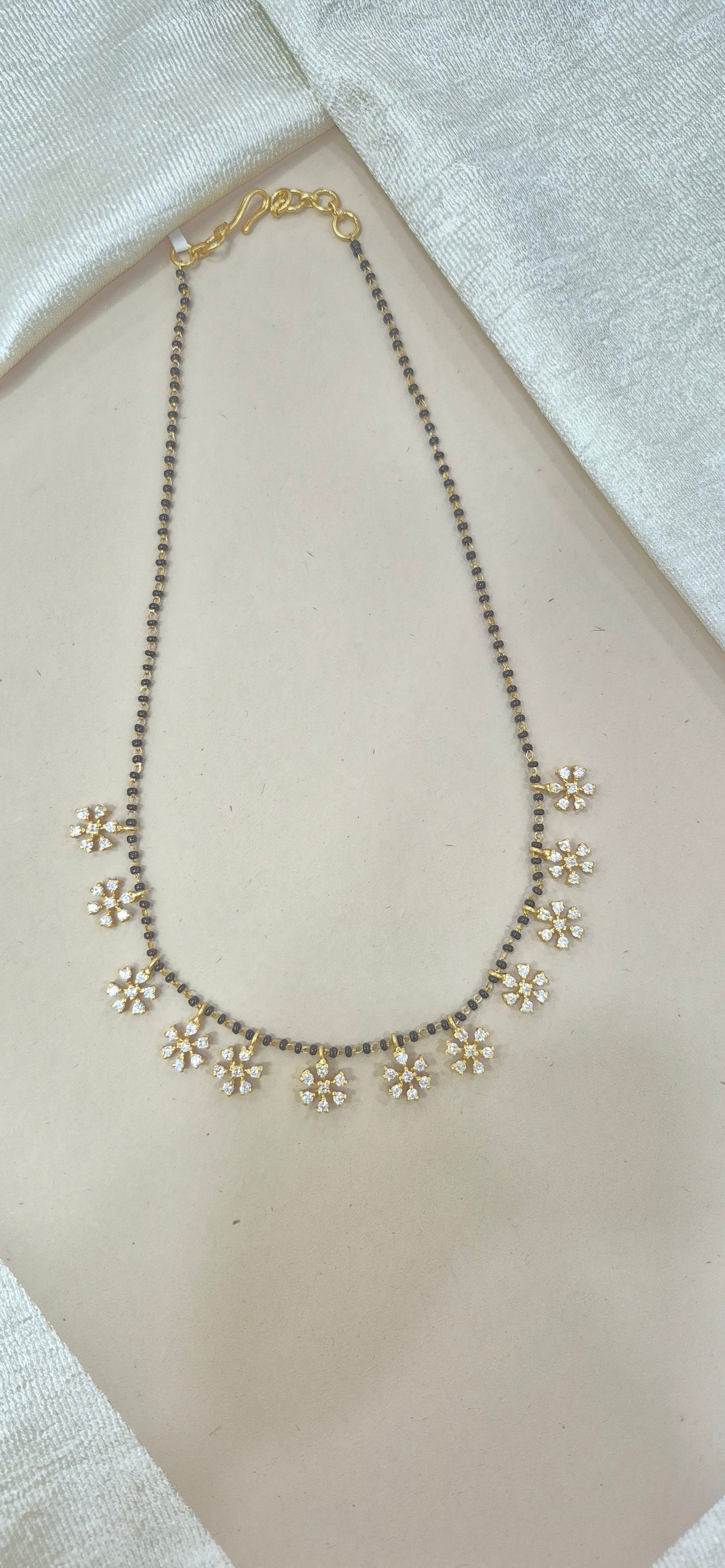 Mangalsutra with flower charms