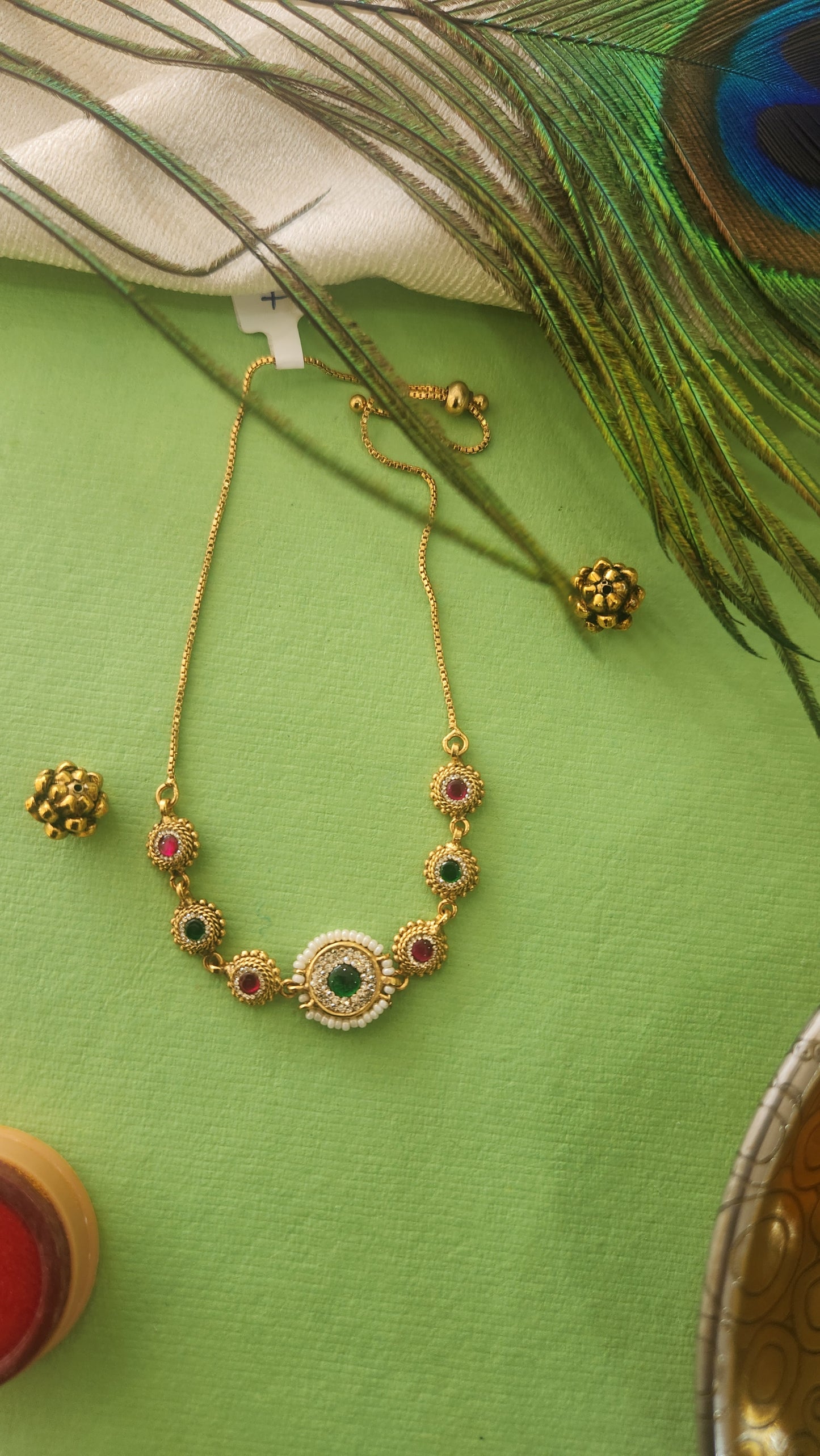 Adjustable Kundan Bracelet