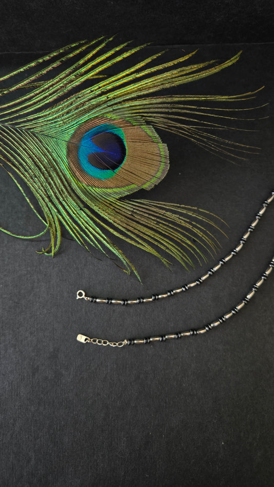 Black Magnetite anklets