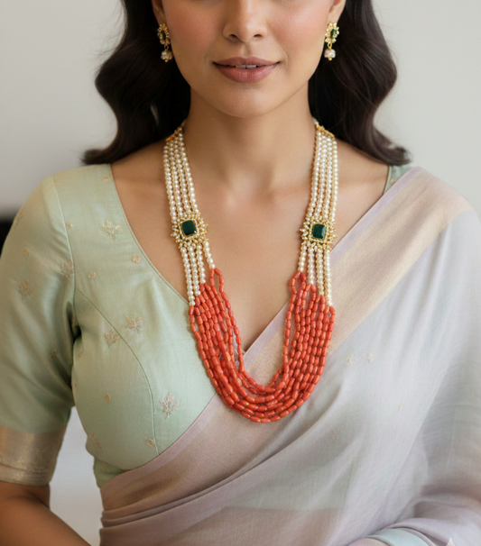 Coral Beads Neck piece