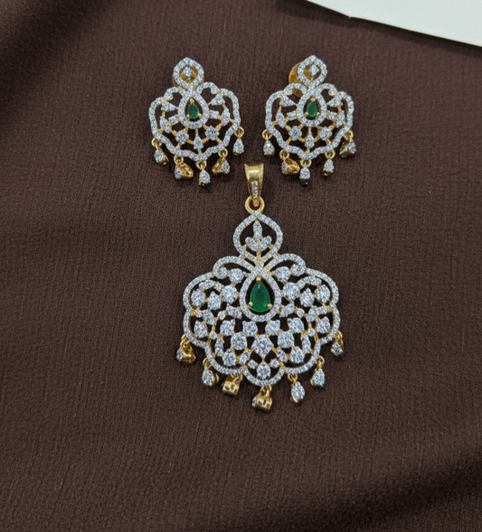 Zircon Pendant set