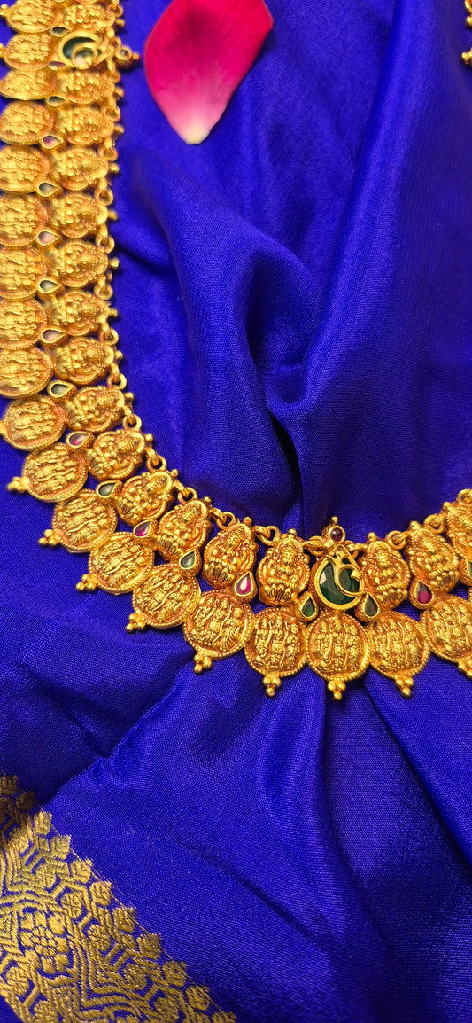 Lakshmi kasu with Ram dharbar long haram