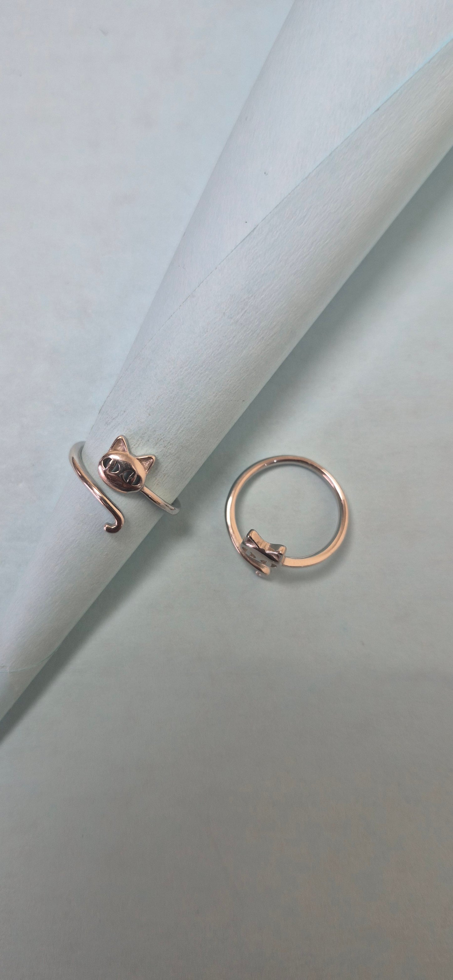 Cute kitty toe ring