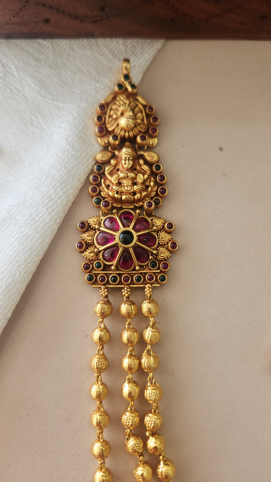 3 layer Gundu Necklace