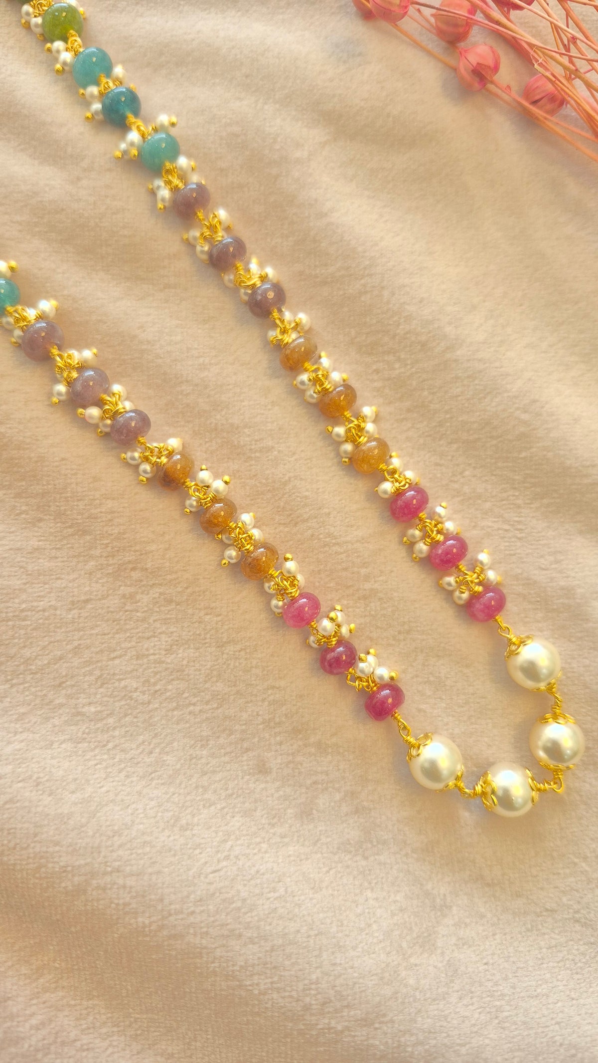Navratna beads chain