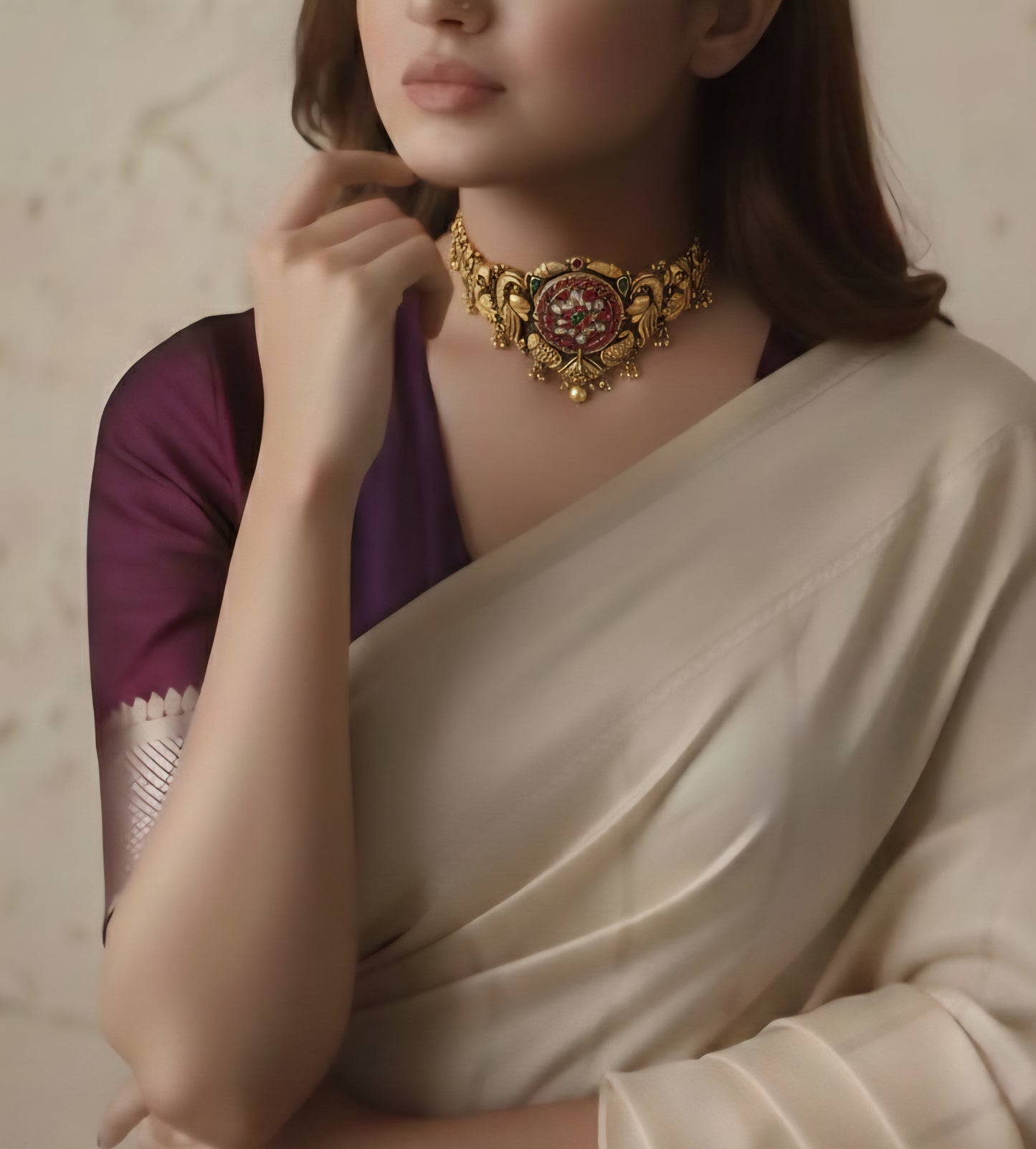 Nakshi Kundan Choker