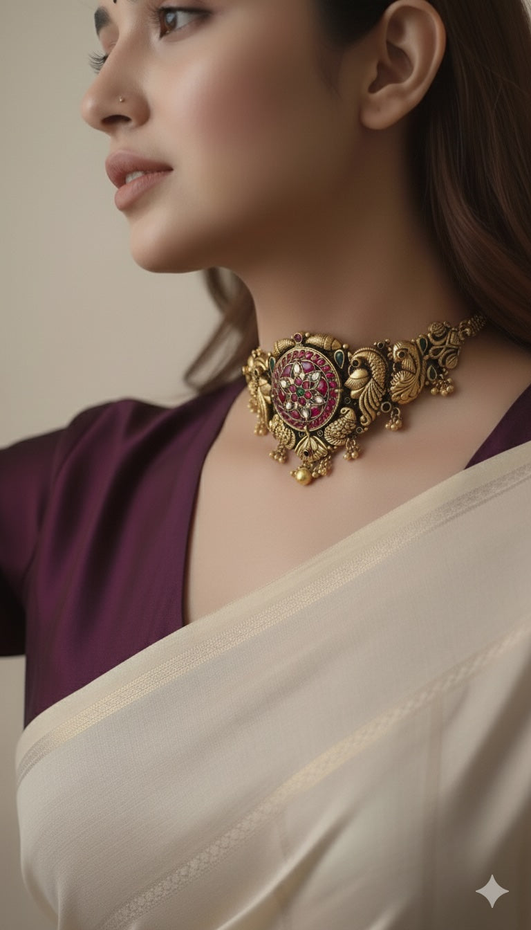 Nakshi Kundan Choker