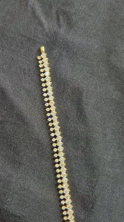 Stone mangalyam chain 2 in 1 hip chain