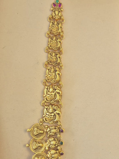 Ganda berunda and laxmi motif kasu hara