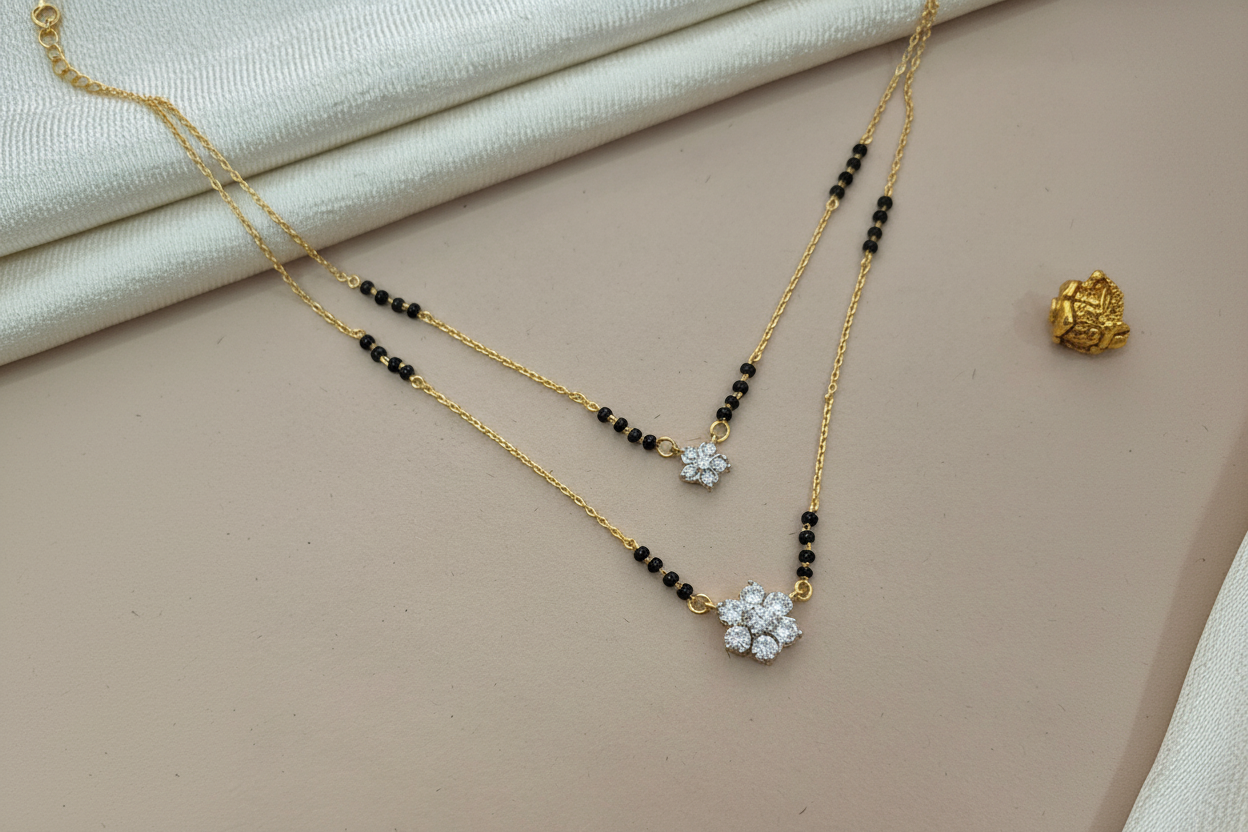 Mangalsutra 2 layer chain