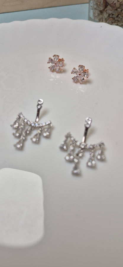 2 in 1 studs dual tone