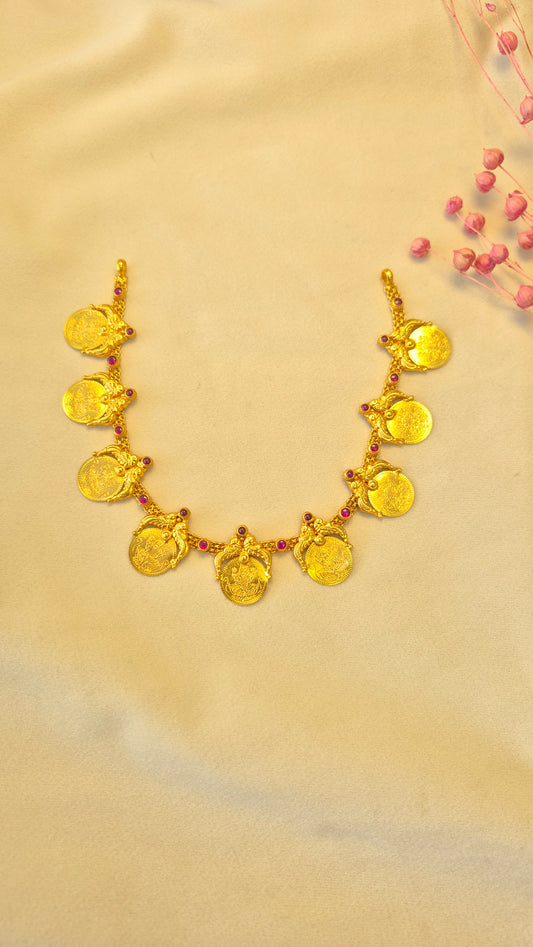 Short Trending Kasu necklace