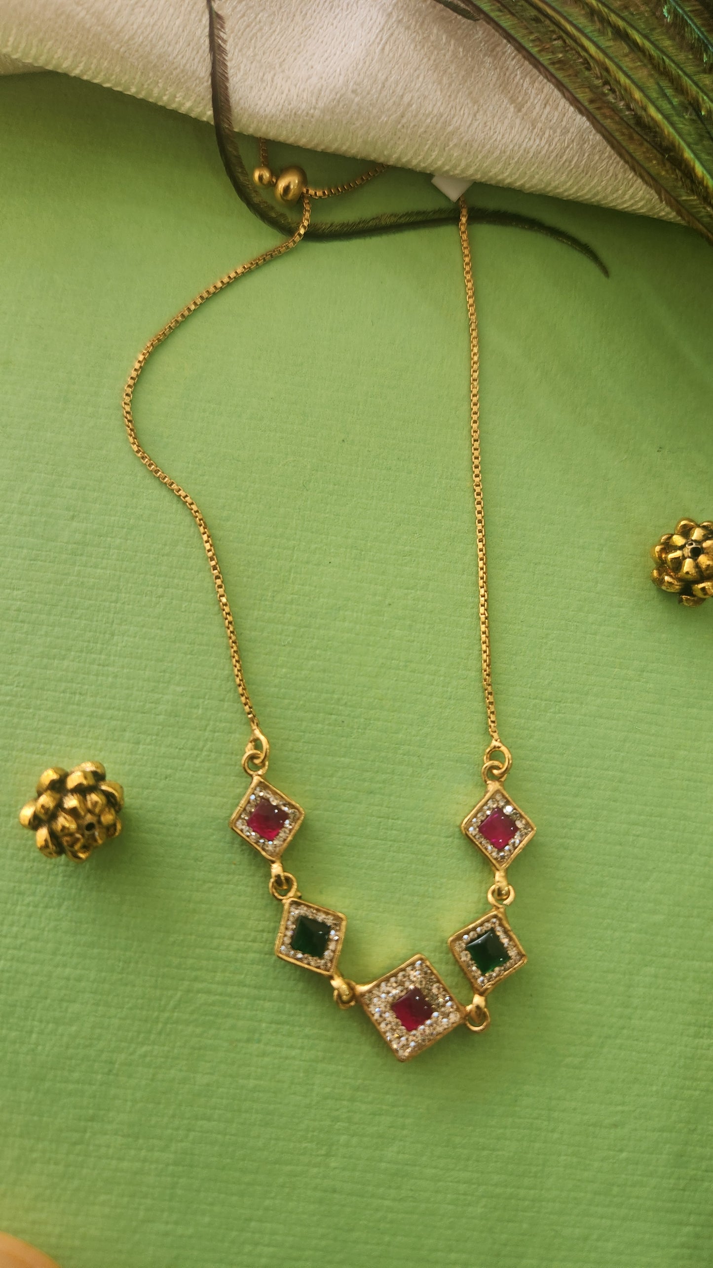 Adjustable Kundan Bracelet