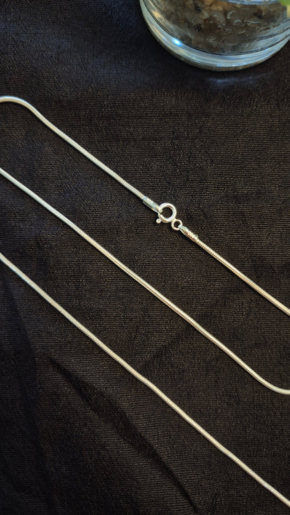 Round Snake chain minimal anklets