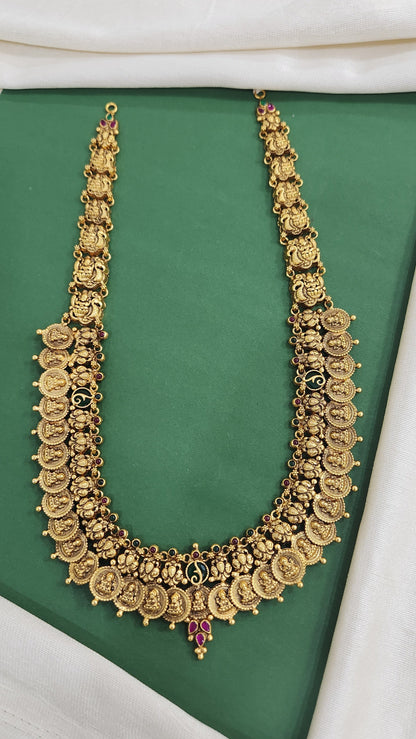Ganda berunda and laxmi motif kasu hara