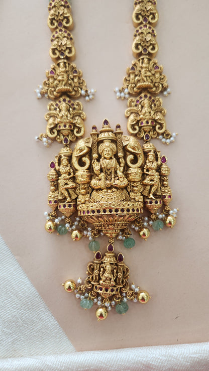 5D intricate workmanship Laxmi haram
