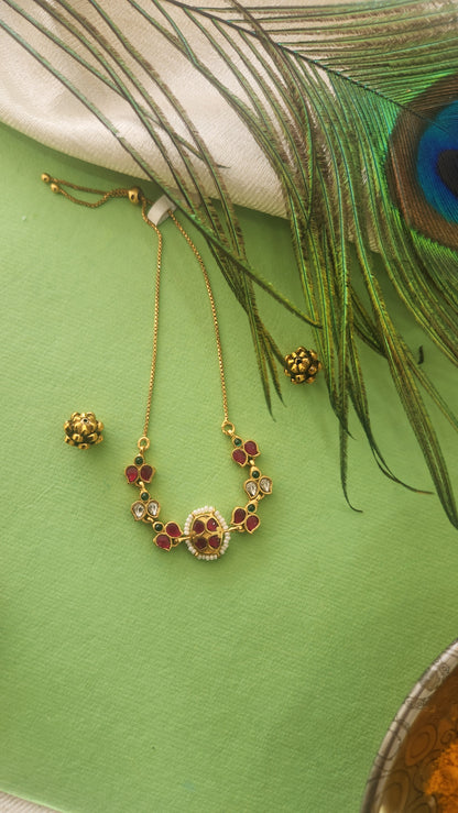 Adjustable Kundan Bracelet