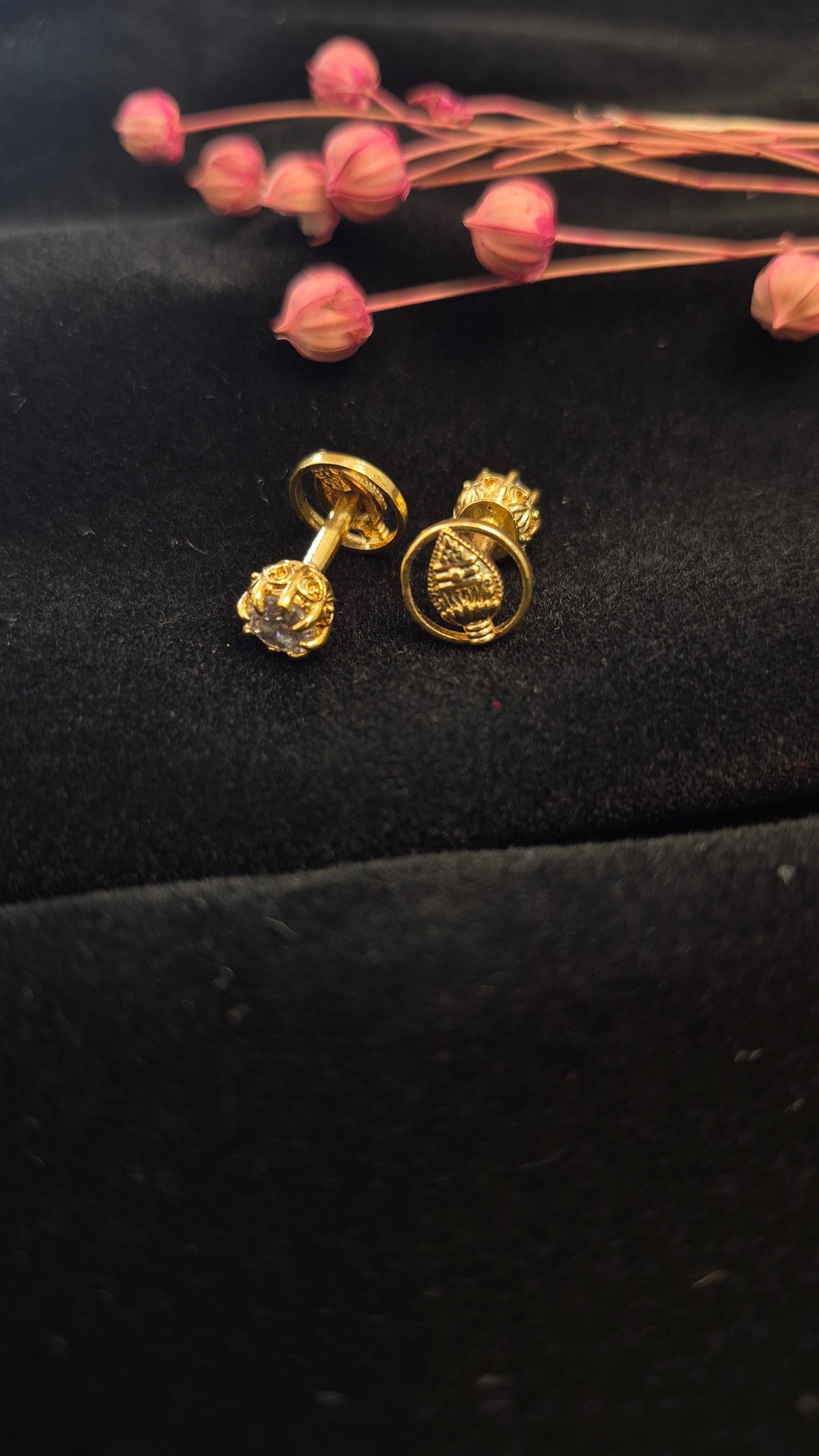 2 in 1  Stone and Vel stud