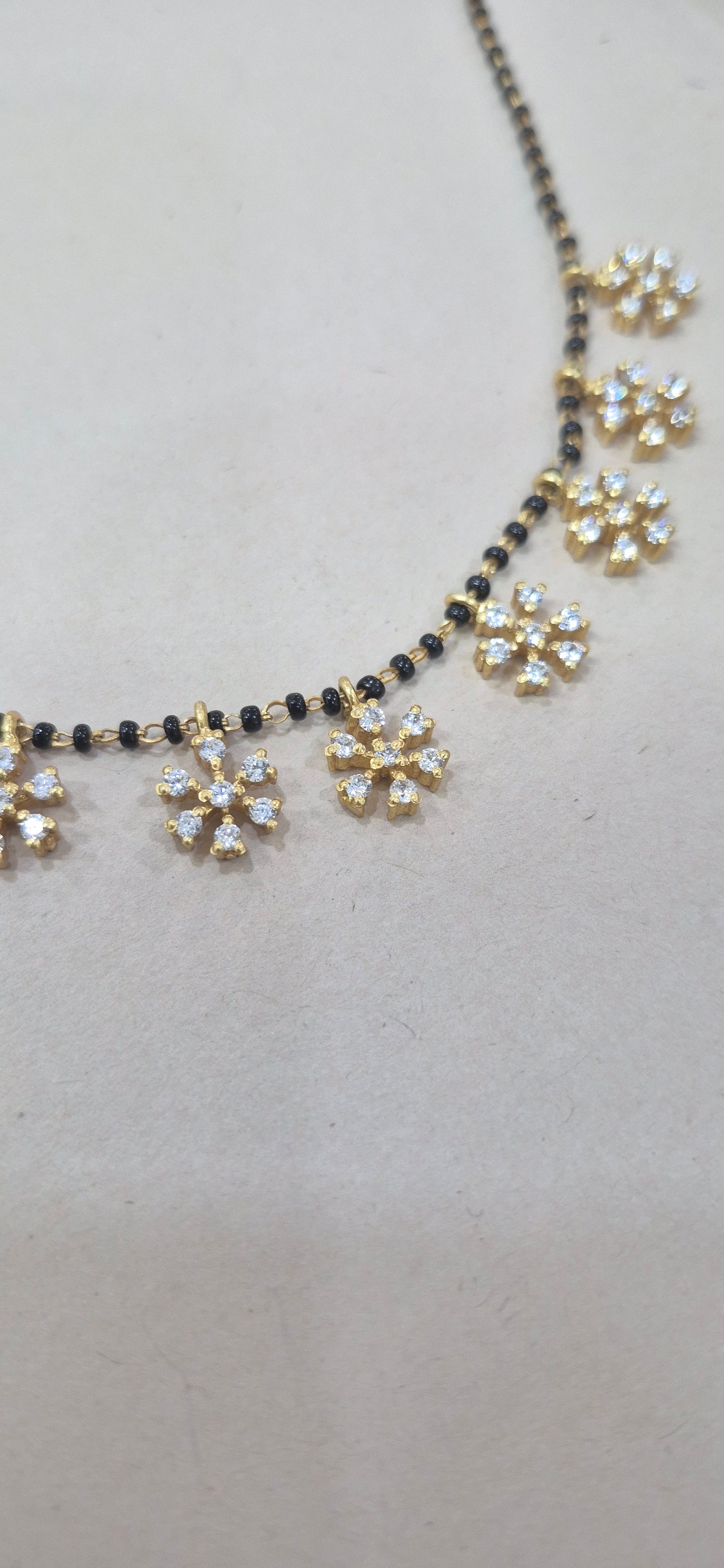 Mangalsutra with flower charms
