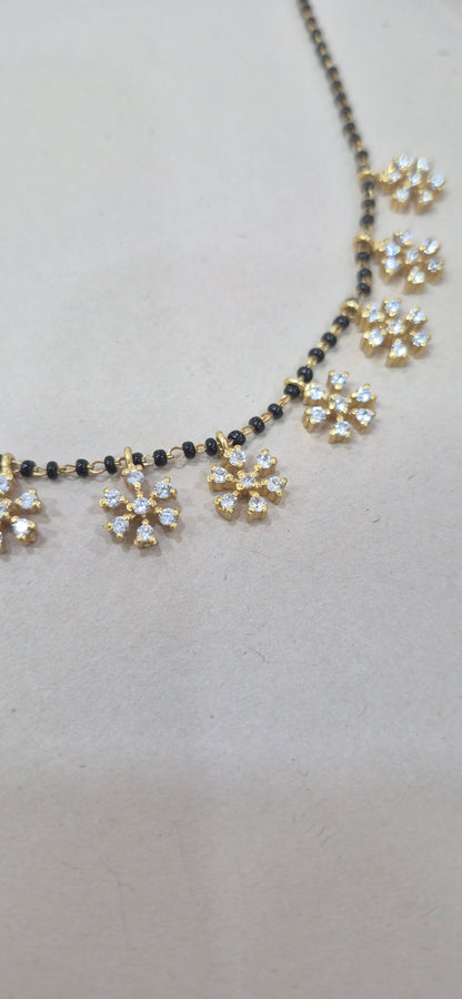 Mangalsutra with flower charms