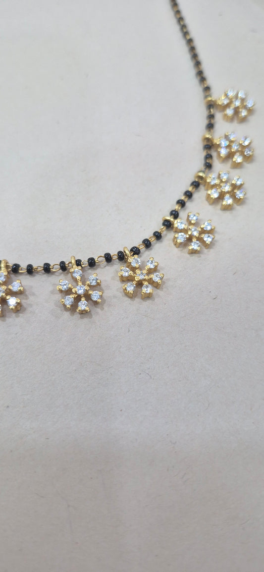 Mangalsutra with flower charms