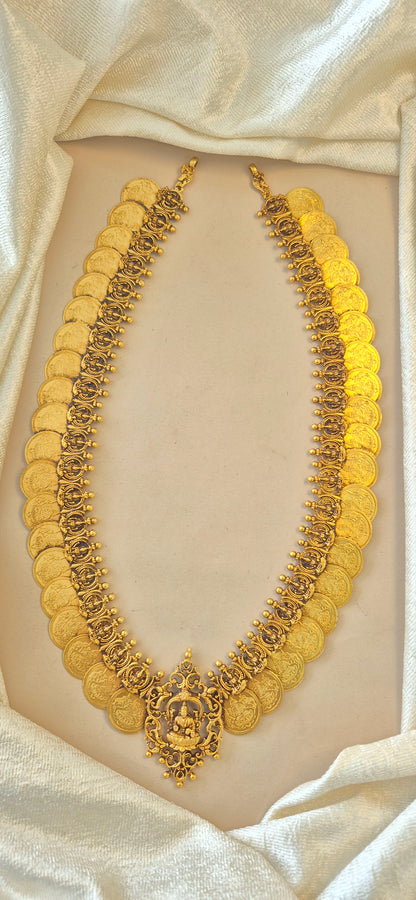Special Kasu Haram with Laxmi pendant