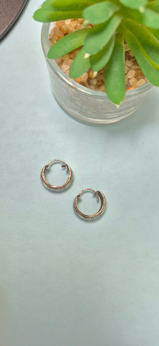 Oxidised silver Bali